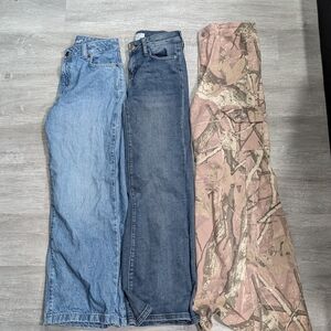 crown & ivy Kids Jeans - Light Blue, Dark Blue, Camouflage
